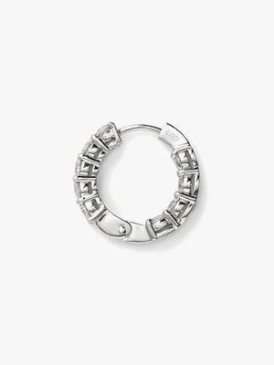[Lumière] Full eternity earrings 1.2ct Pt (pair)
