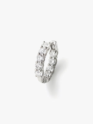 [Lumière] Full eternity earrings 1.2ct Pt (pair)