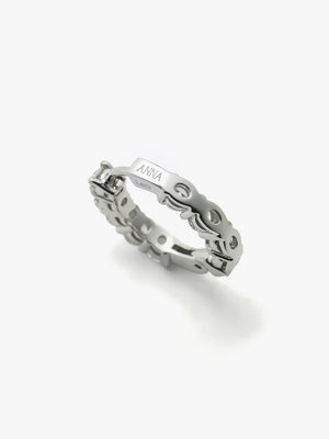 [Lumière] Full eternity earrings 1.2ct Pt (pair)