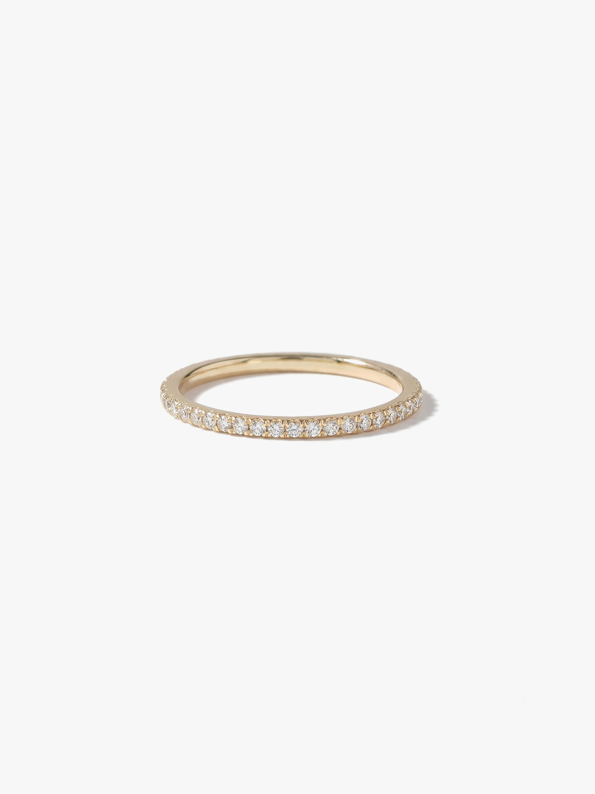 [Lumière] Half eternity ring 0.14ct 10K