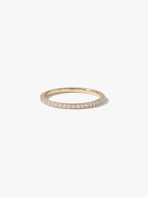 [Lumière] Half eternity ring 0.14ct 10K