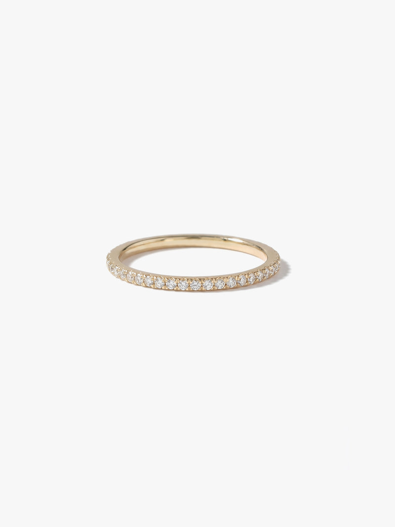 [Lumière] Half eternity ring 0.14ct 10K