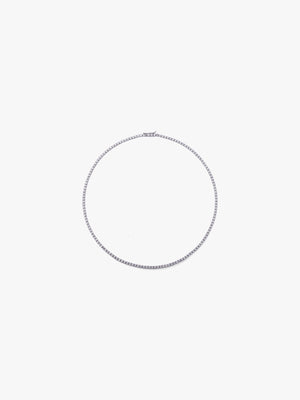 [Lumière] Tennis Necklace Pt (total 5ct)