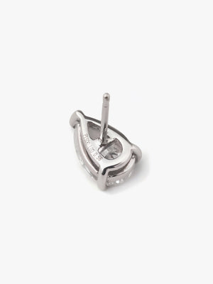 [Lumière] Pear Shape Earrings 0.5ct×2 (Total 1ct) (Pair)