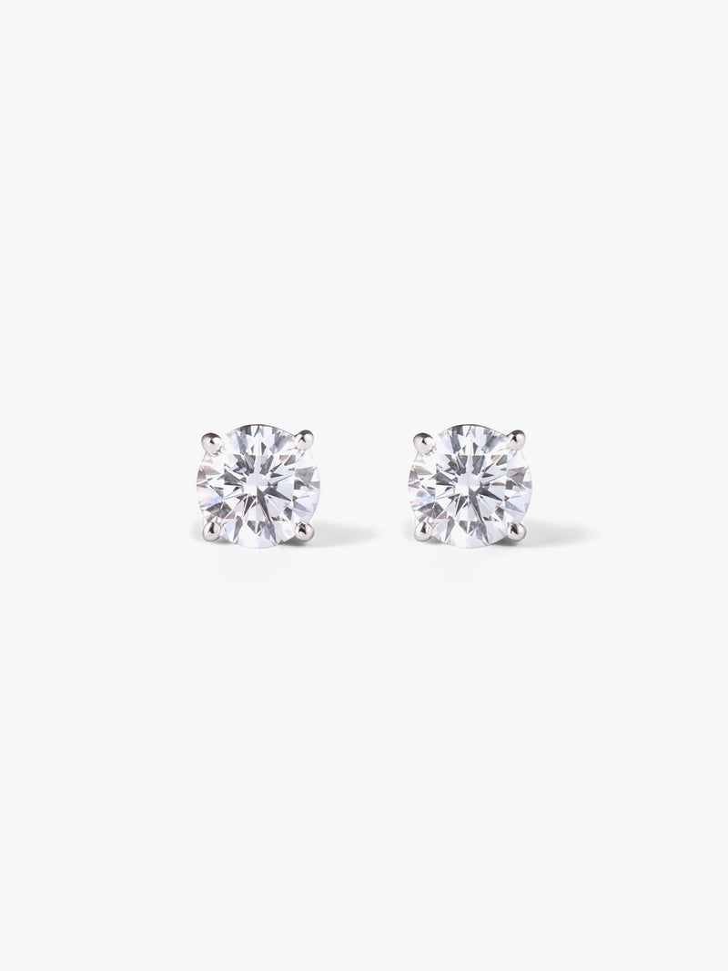 [Lumière] The earrings 0.5ct×2 (total 1ct) (pair)