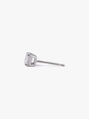 Radiant Shape Earrings 0.5ct×2 (Total 1ct) (Pair)