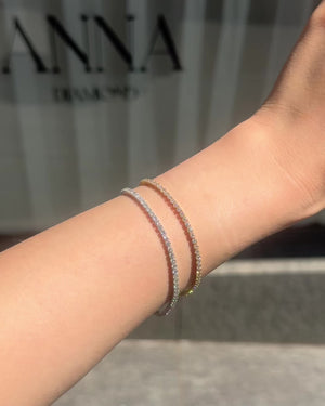 [Lumière] Tennis bracelet (total 3ct)
