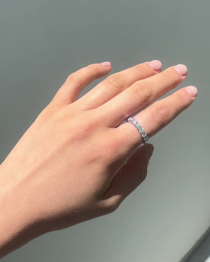 [Lumière] Half eternity ring 1ct