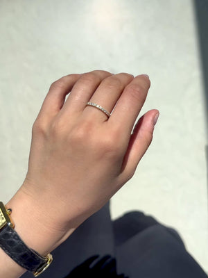 [Lumière] Full eternity ring 0.7ct 10K