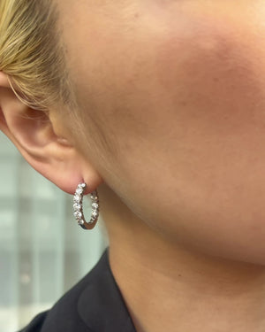 [Lumière] Full eternity earrings 2ct (pair)