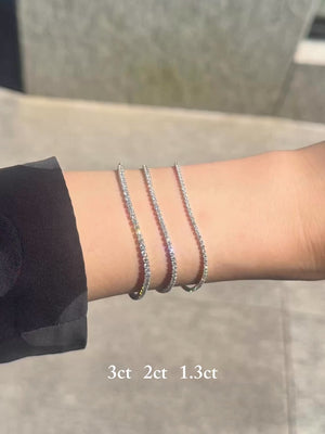 [Lumière] Tennis bracelet (total 1.3ct)