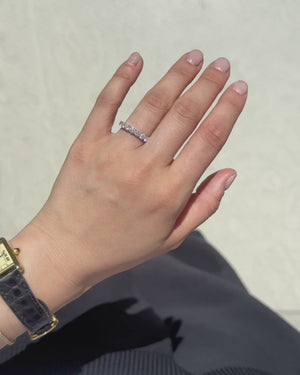 [Lumière] Half eternity ring 1ct