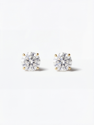 [Lumière] The earrings 0.3ct×2 (total 0.6ct) (pair)