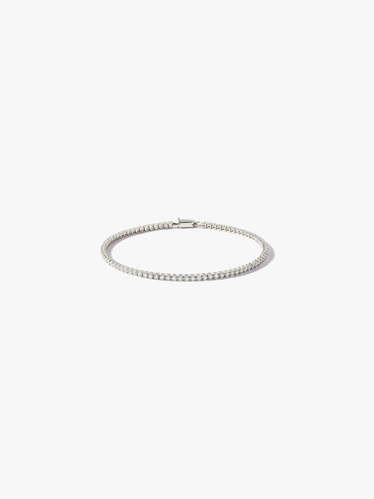 Quick Delivery [Lumière] Tennis bracelet Pt  (total 2ct)