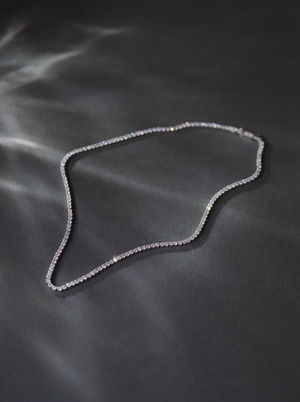 [Lumière] Tennis Necklace Pt (total 5ct)