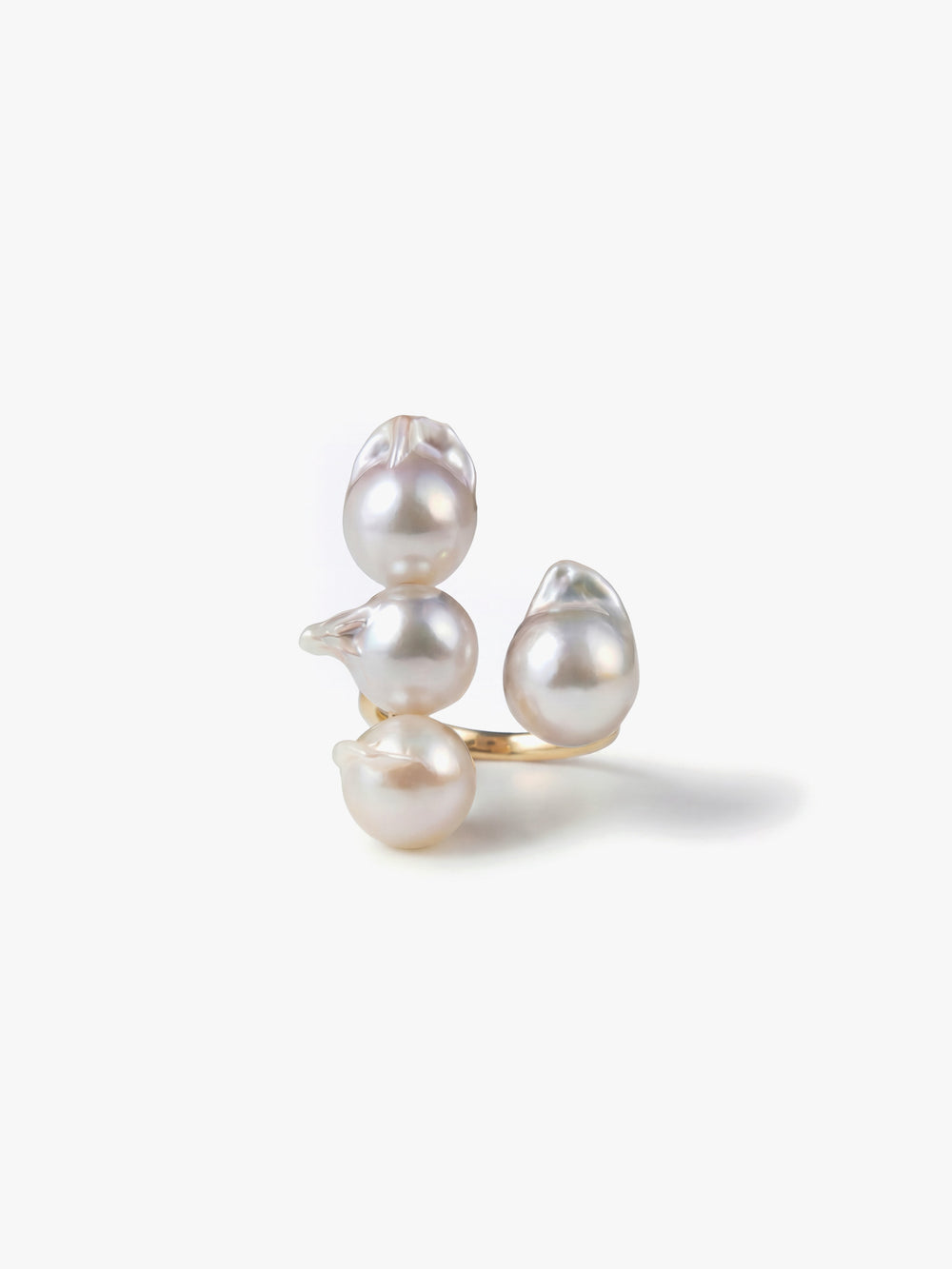 [Unique Akoya Pearl] Akoya pearl open ring