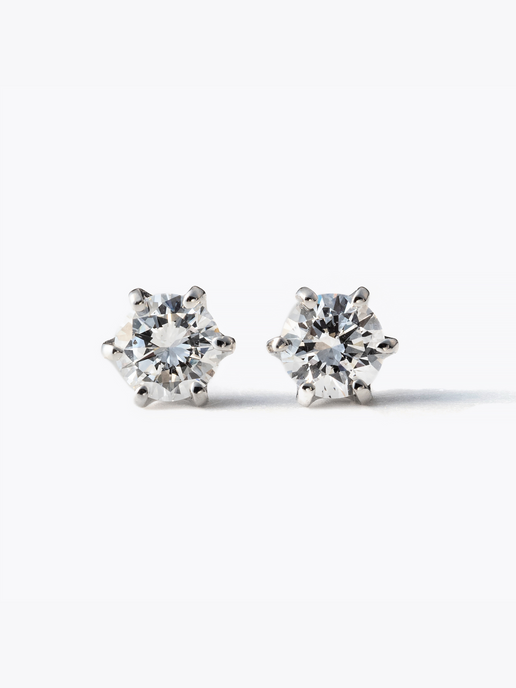 [Lumière] the earrings 0.2ct x 2 18k (total 0.4ct)