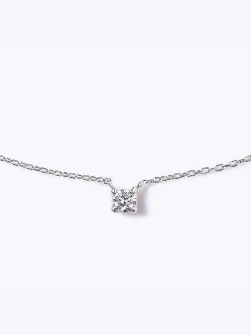[Lumière] The necklace 0.1ct 10K WG