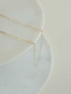 [Lumière] Big chain necklace 18KYG