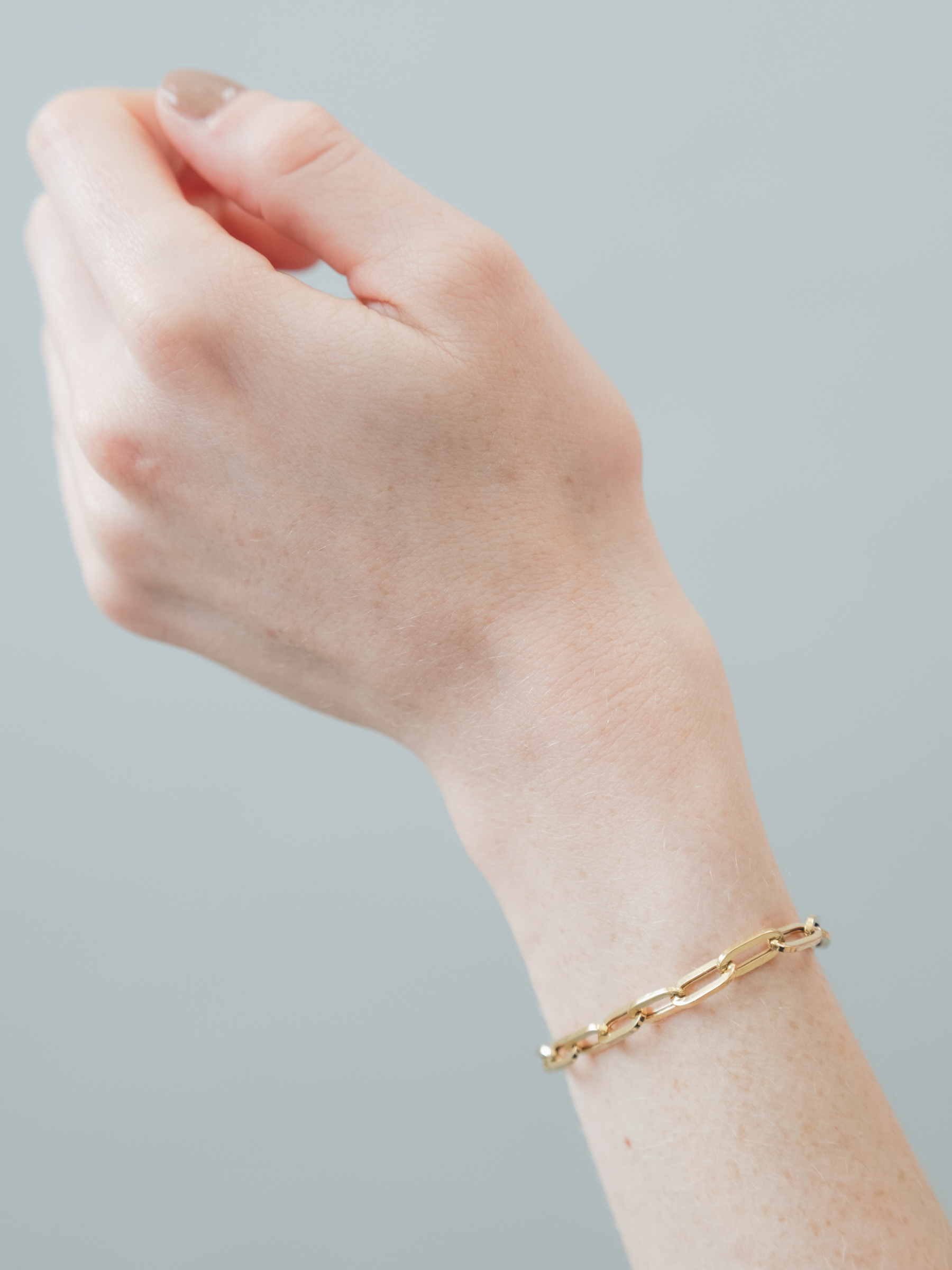 [The chain] volume gold bracelet 18K