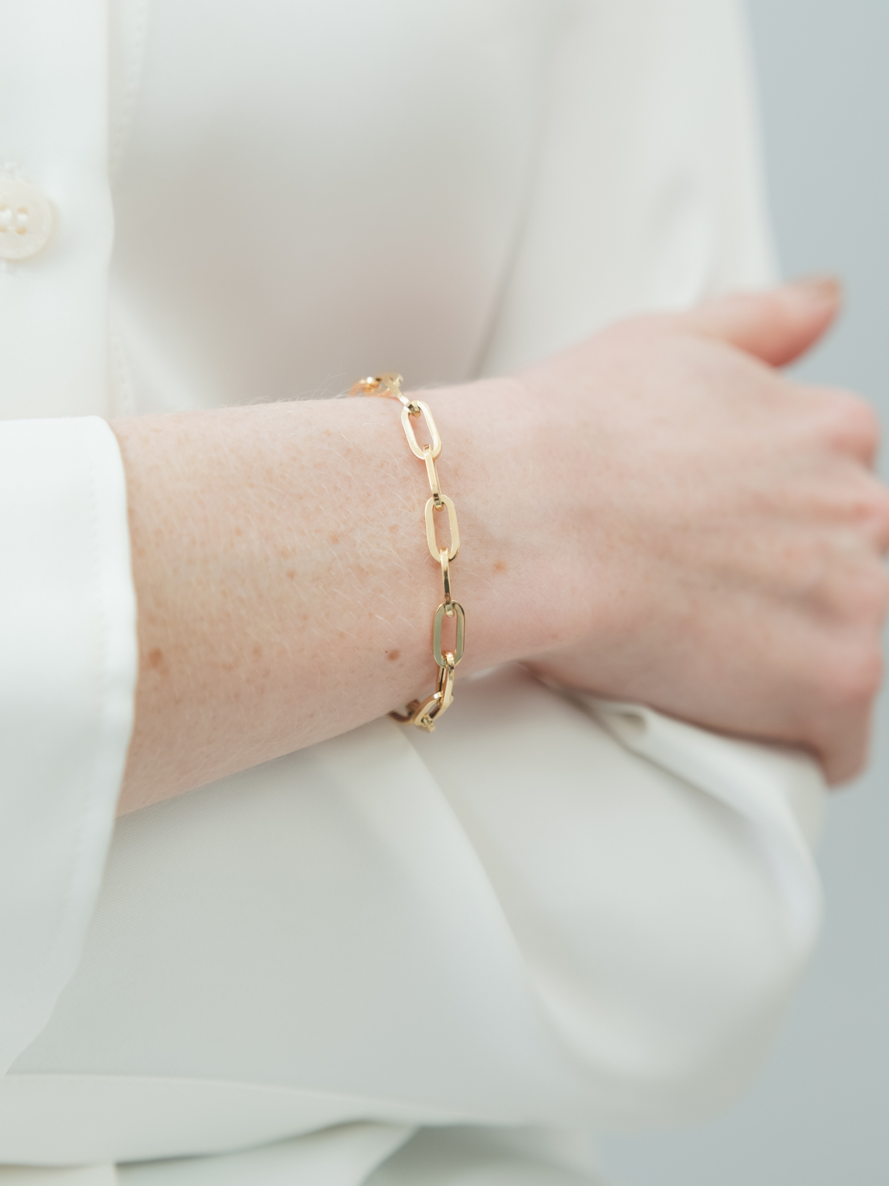 [The chain] volume gold bracelet 18K
