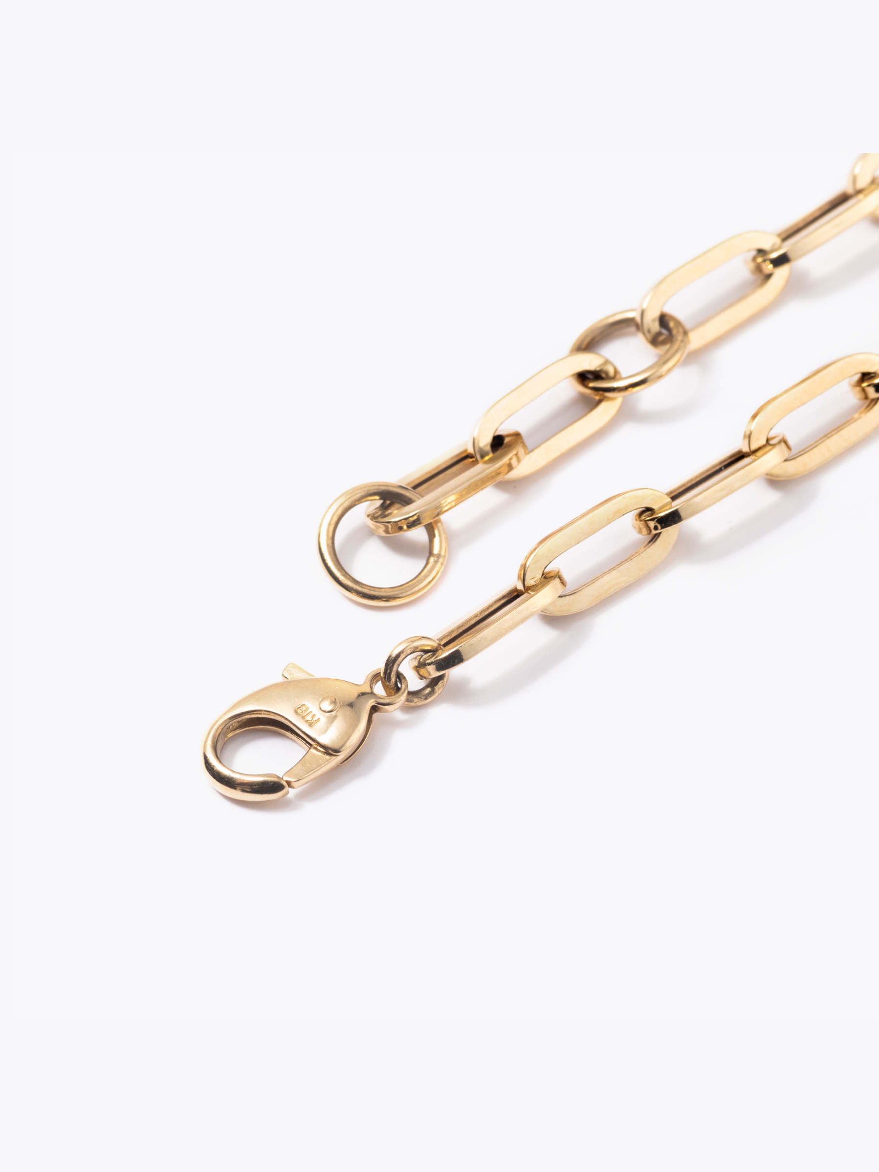 [The chain] Volume gold bracelet 18YG 18K